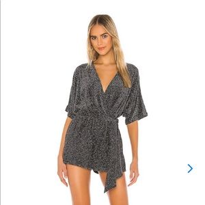 Lovers & Friends Nighttime Sky Romper - size small